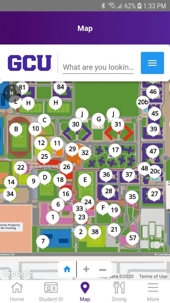 GCU Student Portal Mobile App