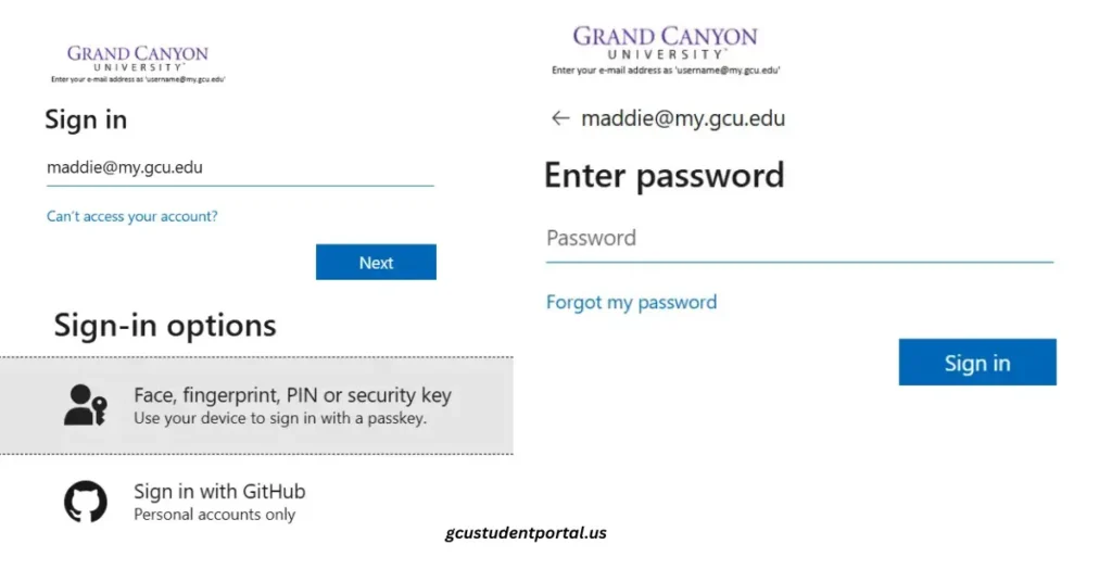 Gcu Students Portal Login Procedure